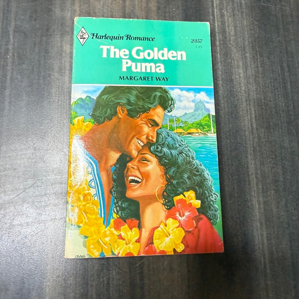 Harlequin Romance The Golden Puma‎ Margaret Way 2357 Vintage Paperback Book 1980